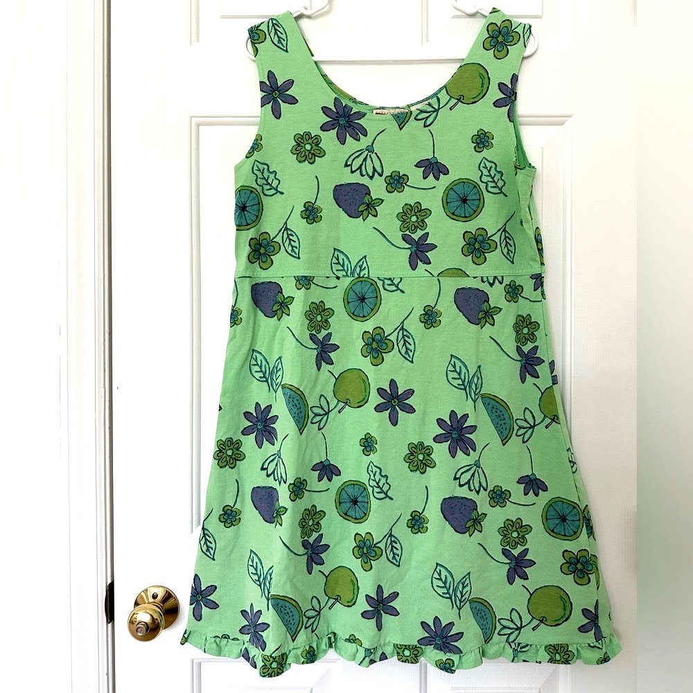 Vintage Expressions Floral Dress with Ruffled Bottom - Size XL